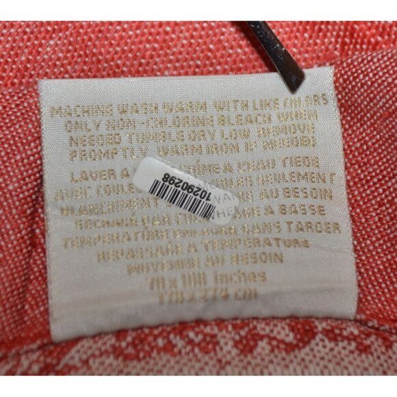 NWOT Williams Sonoma Red Table Cloth Size 70" X 108" The Night Before Christmas - Picture 10 of 10